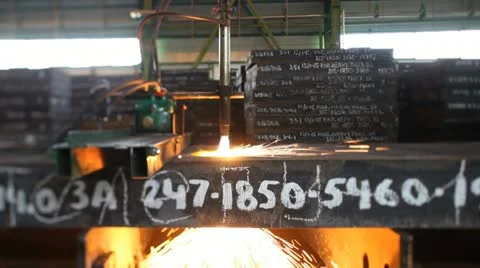 Metal mill Stock Footage 12256320