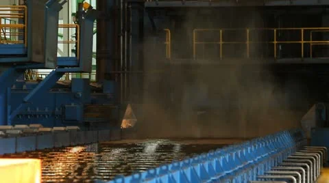 Metal mill Stock Footage 12256631
