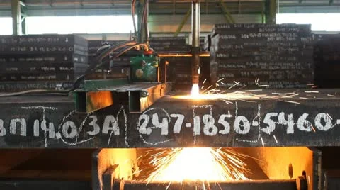 Metal mill Stock Footage 12258332