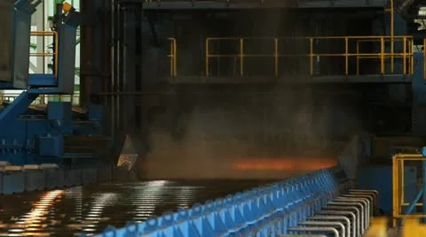 Metal mill Stock Footage 12260185