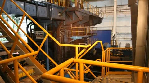 Metal mill Stock Footage 12260481