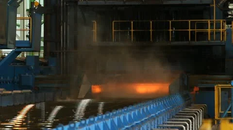Metal mill Stock Footage 12261185