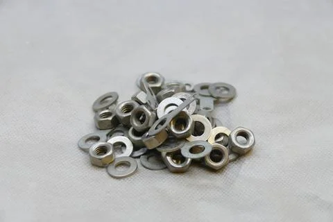 Metal mount for radio components on a white background Stock Photos