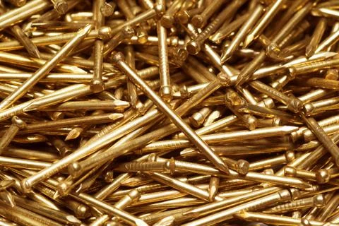 Metal nail Stock Photos