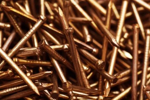 Metal nail Stock Photos