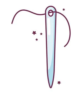 Metal needle design Stock Illustration