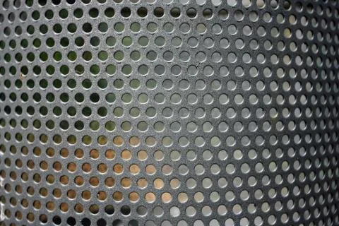 Metal net circle texture background networks with holes Stock Photos