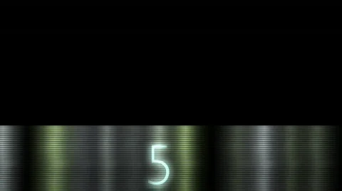 Metal numbers Stock Footage 521434