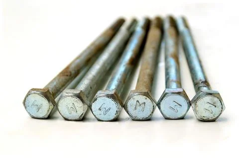 Metal nuts Stock Photos
