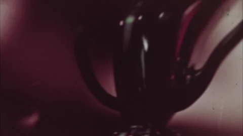 Metal objects turning and spinning around with dreamy lens transition  Stock Footage 292616097