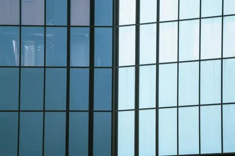 Metal pattern Architecture detail Modern building facade shade lighting Stock Photos