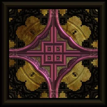 Metal pattern seamless generated texture Stock Illustration