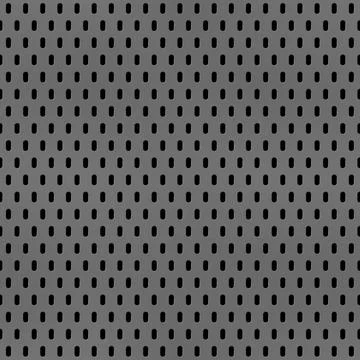 Metal peg board seamless pattern, vector pegboard Illustrazione stock