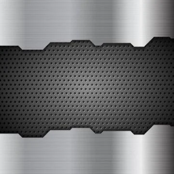 Metal perforated texture tech background Metal perforated texture tech bac... Foto stock