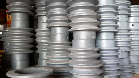 Metal Piles Stock Footage 333327998