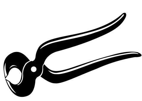 Metal pincers Stock Illustration
