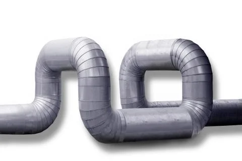 Metal pipe Stock Illustration