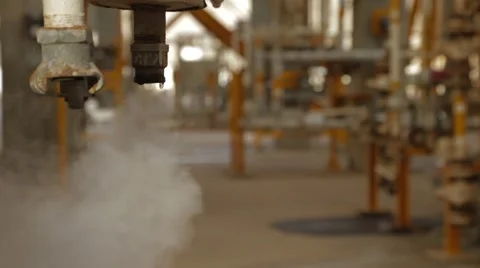 Metal Pipe The System In Manufacturing Stock Footage 63203895