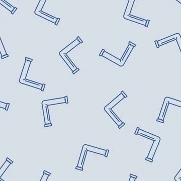 Metal pipeline line seamless pattern Stock Illustration
