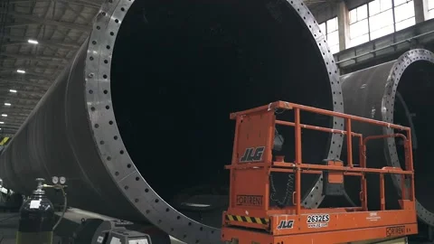 Metal pipes Stock Footage 130865457