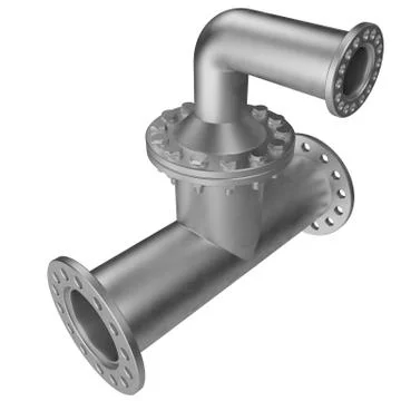 Metal pipes Stock Illustration
