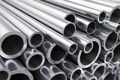 Metal pipes Illustrazione stock
