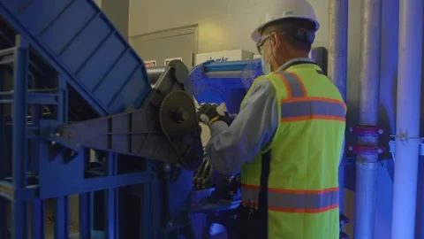Metal Plant Stock Footage 228827864