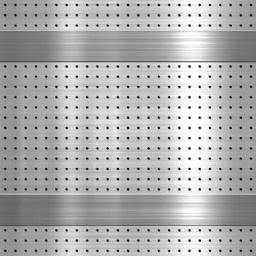 Metal plate background Stock Illustration