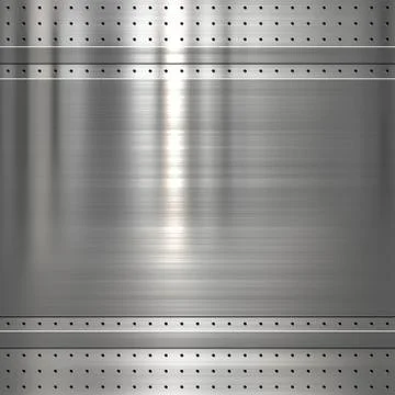 Metal plate background Stock Illustration