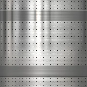 Metal plate background Stock Illustration