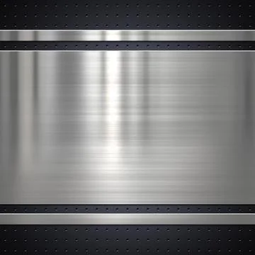 Metal plate background Stock Illustration