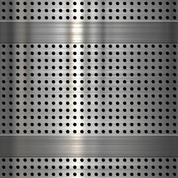 Metal plate background Stock Illustration