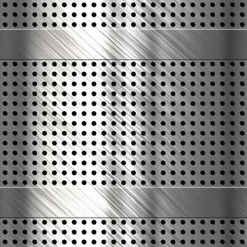 Metal plate background Stock Illustration