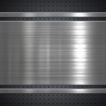 Metal plate background Stock Illustration