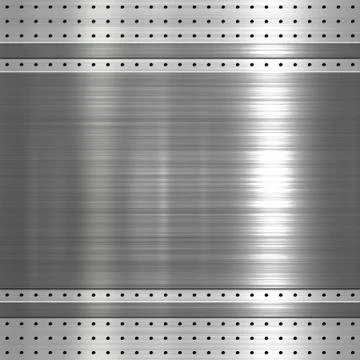 Metal plate background Stock Illustration