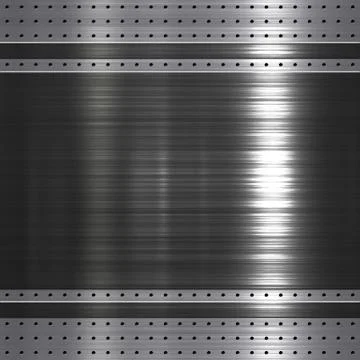 Metal plate background Stock Illustration