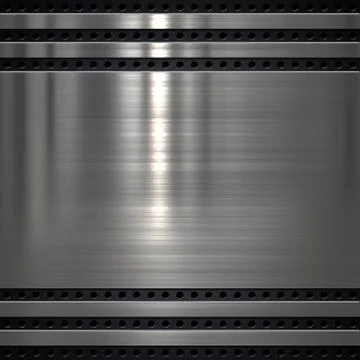 Metal plate background Stock Illustration