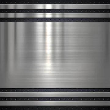 Metal plate background Illustrazione stock