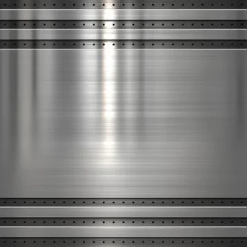 Metal plate background Stock Illustration