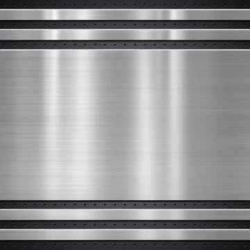 Metal plate background Stock Illustration