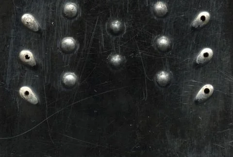 Metal plate background Foto stock