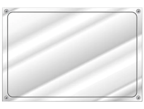 Metal plate Stock Illustration
