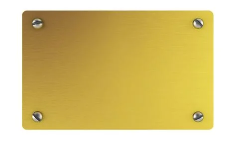 Metal plate Stock Illustration