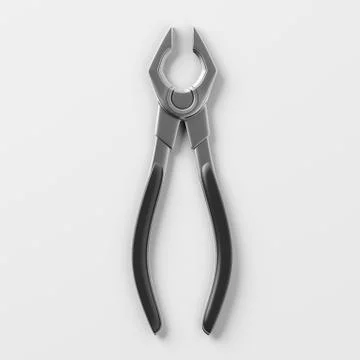 Metal plier. Stock Illustration