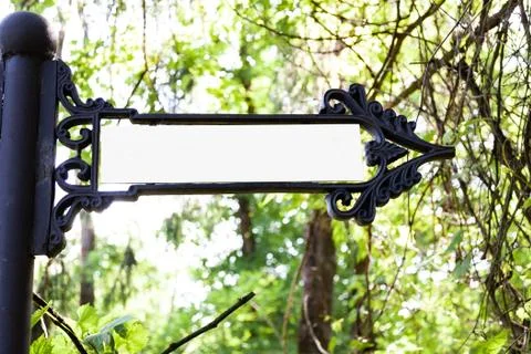 Metal Pointer in the Park Stock Photos