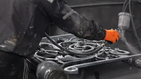 Metal primer Stock Footage 92153008