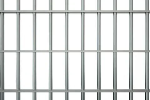 Metal prison bars Stockillustratie