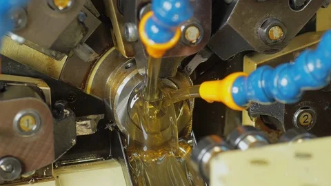 Metal processing cnc. Video stock 69933796