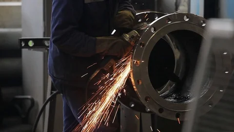 Metal processing Stock Footage 91473554