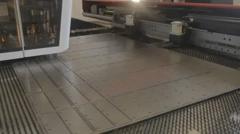 Metal processing at an industrial plant Stock Footage 64679859